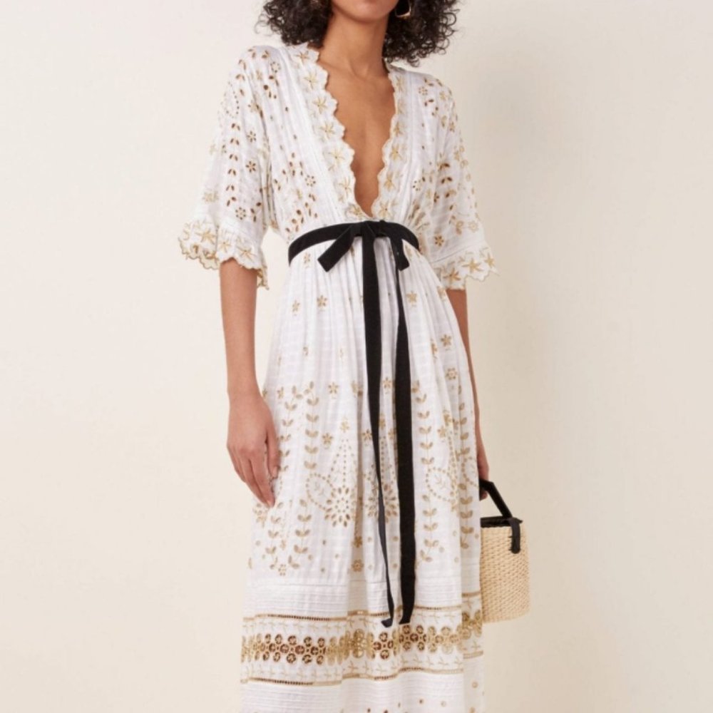 LoveShackFancy Augusta Dress, EUC - 4